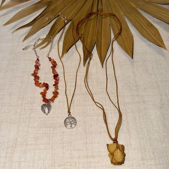 Bohemian layered necklace M496 - Picture 2 of 5